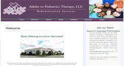 Desktop Screenshot of adultstopediatrics.com